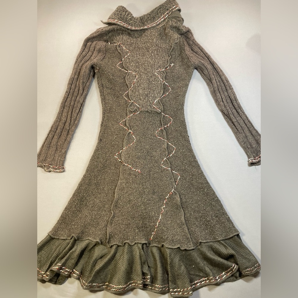 Forla Paris Drape-Front Ruffle Duster Cardigan, Bohemian & Romantic - Medium - Picture 13 of 17